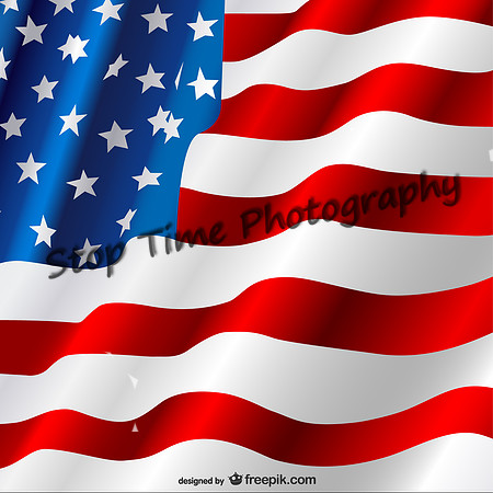 waving USA flag