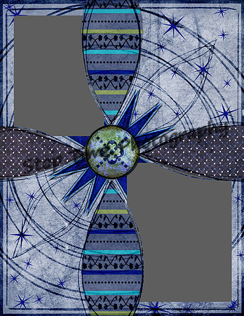 Blue-Paper-Star-Double