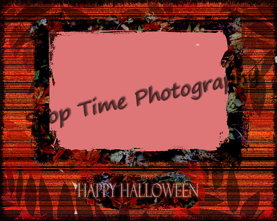 Orange-Black-Leaves-Single-Halloween-Frame
