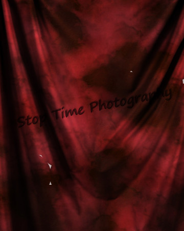 Draped Brooding Red