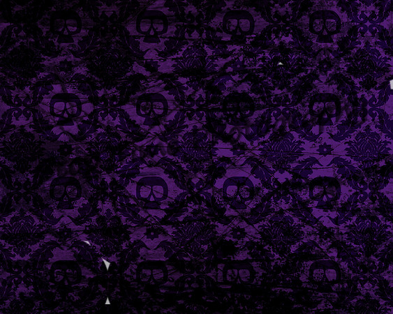 Skull-Damask-Purple