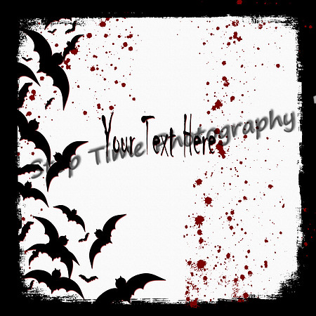 Bats-Splatter-Template
